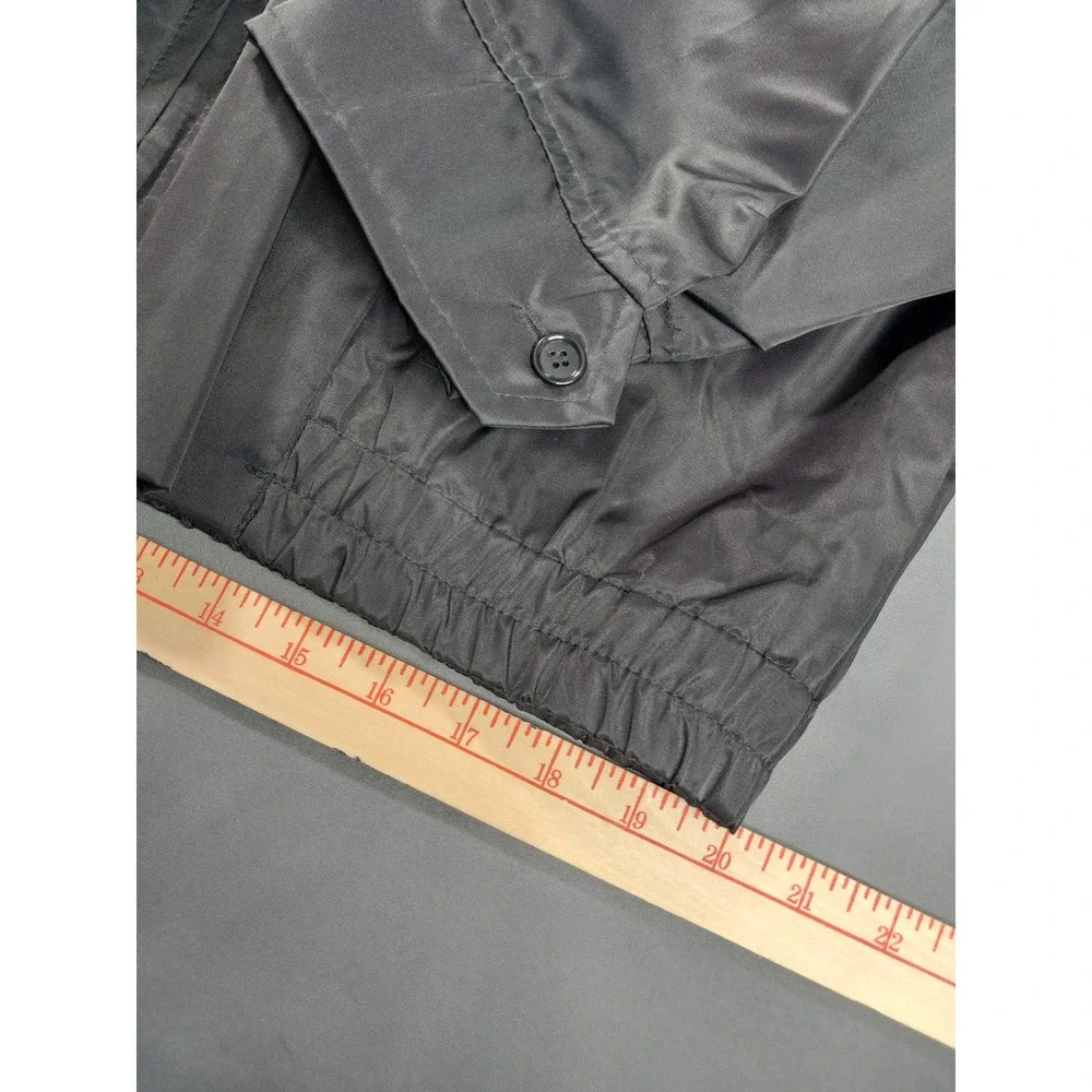 Vintage 80s Galebreaker Black Nylon Utility Tactical Workwear Jacket Men's XL